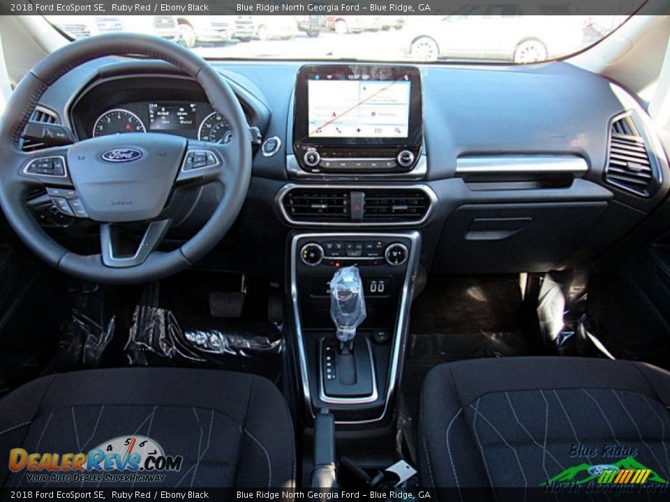 2018 Ford EcoSport SE Ruby Red / Ebony Black Photo #25