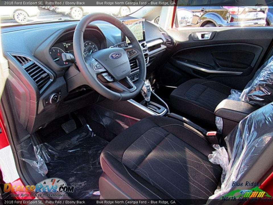 2018 Ford EcoSport SE Ruby Red / Ebony Black Photo #29