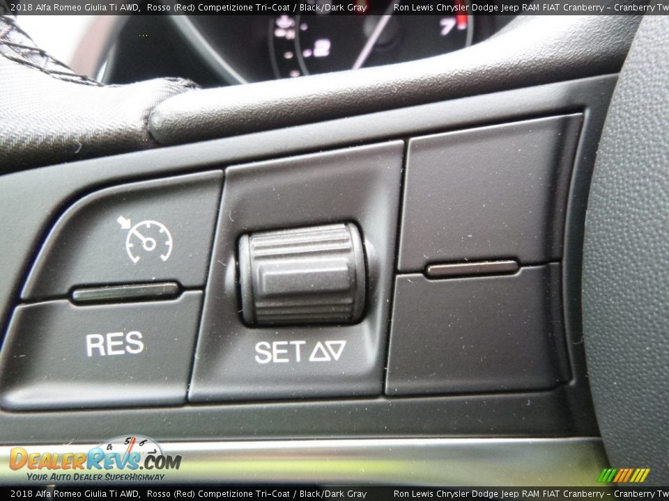 2018 Alfa Romeo Giulia Ti AWD Rosso (Red) Competizione Tri-Coat / Black/Dark Gray Photo #29