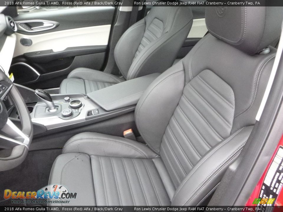 2018 Alfa Romeo Giulia Ti AWD Rosso (Red) Alfa / Black/Dark Gray Photo #20