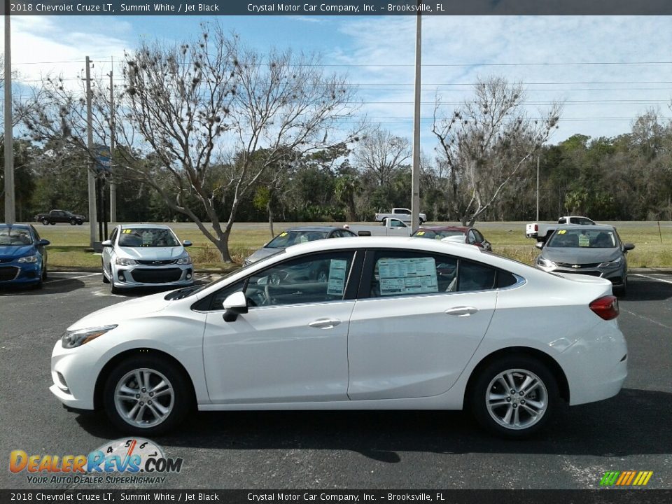 2018 Chevrolet Cruze LT Summit White / Jet Black Photo #2