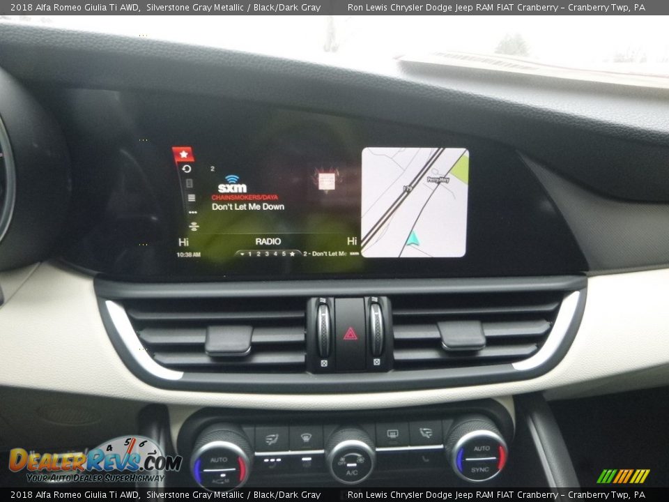 2018 Alfa Romeo Giulia Ti AWD Silverstone Gray Metallic / Black/Dark Gray Photo #23