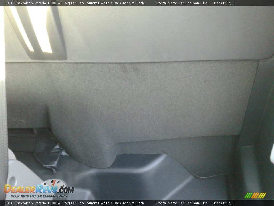 2018 Chevrolet Silverado 1500 WT Regular Cab Summit White / Dark Ash/Jet Black Photo #10