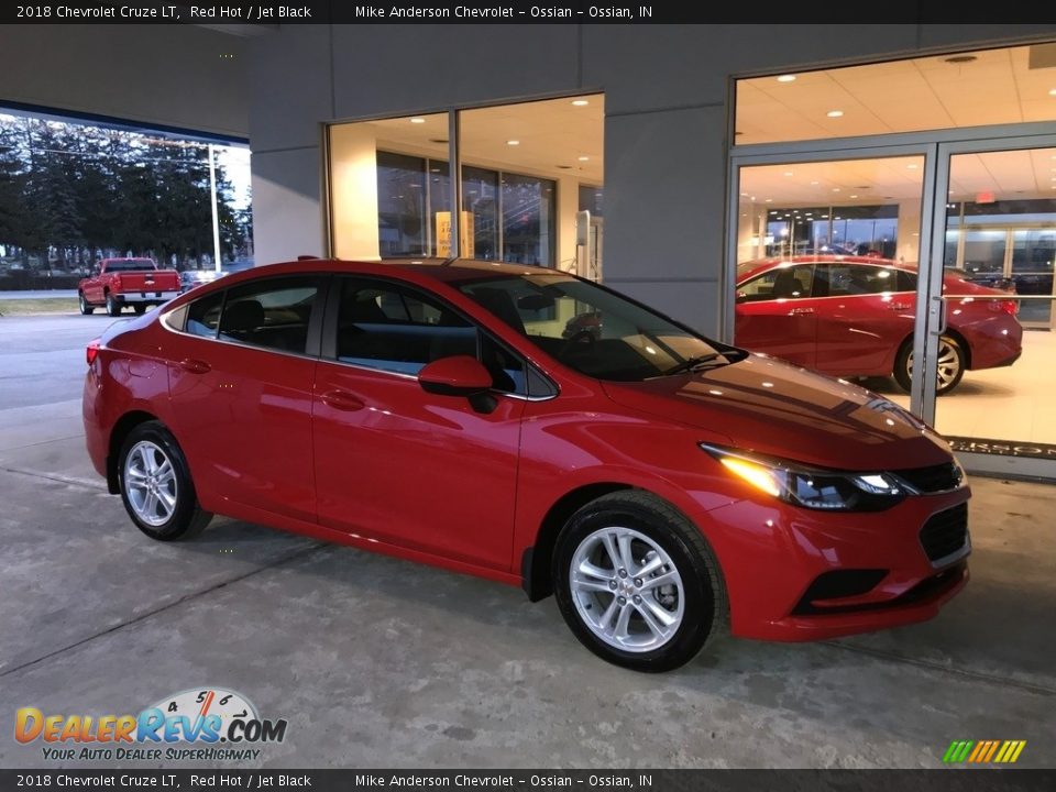 2018 Chevrolet Cruze LT Red Hot / Jet Black Photo #1