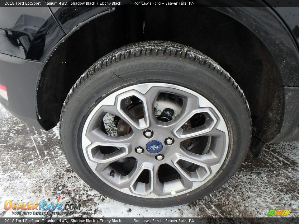 2018 Ford EcoSport Titanium 4WD Shadow Black / Ebony Black Photo #2