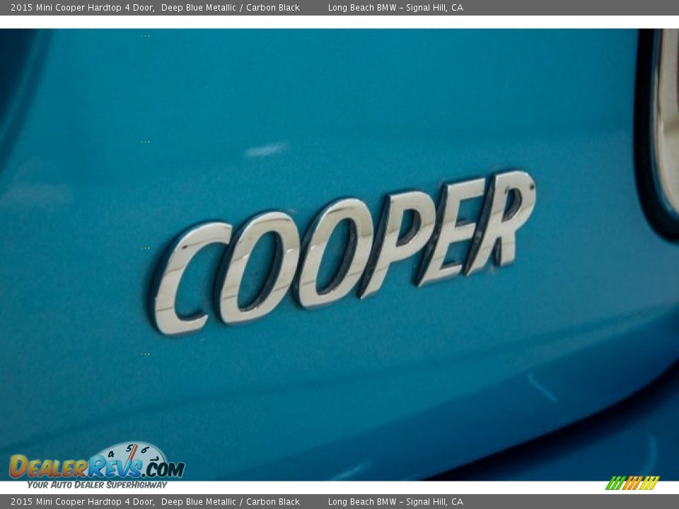 2015 Mini Cooper Hardtop 4 Door Deep Blue Metallic / Carbon Black Photo #6
