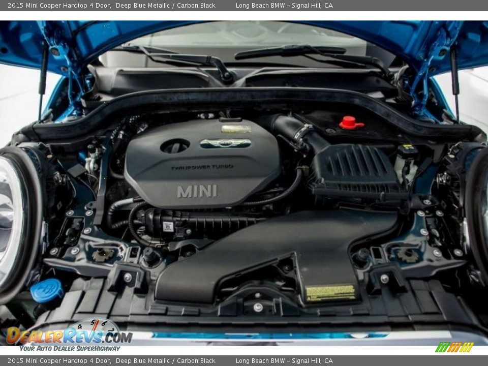 2015 Mini Cooper Hardtop 4 Door Deep Blue Metallic / Carbon Black Photo #9