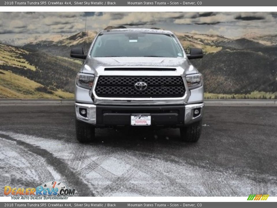 2018 Toyota Tundra SR5 CrewMax 4x4 Silver Sky Metallic / Black Photo #2