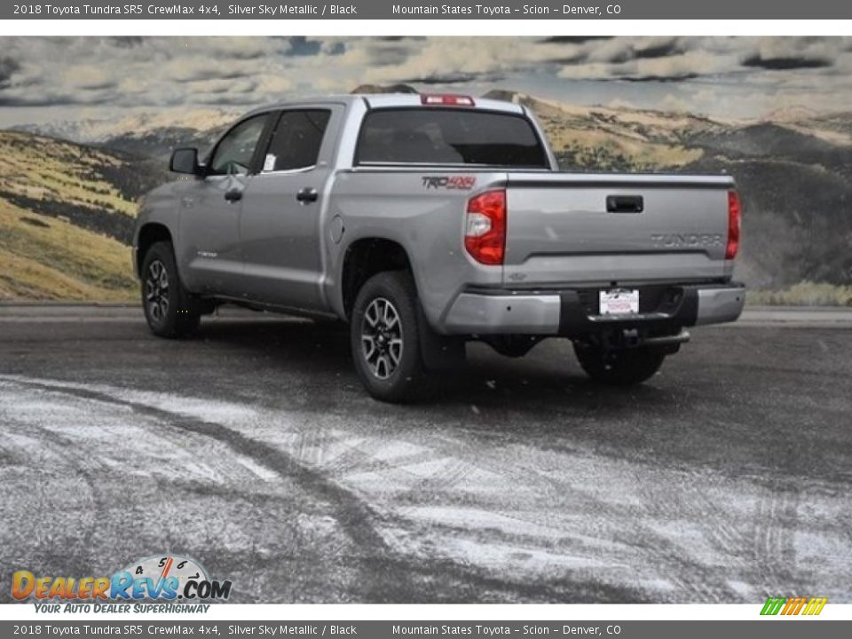 2018 Toyota Tundra SR5 CrewMax 4x4 Silver Sky Metallic / Black Photo #3