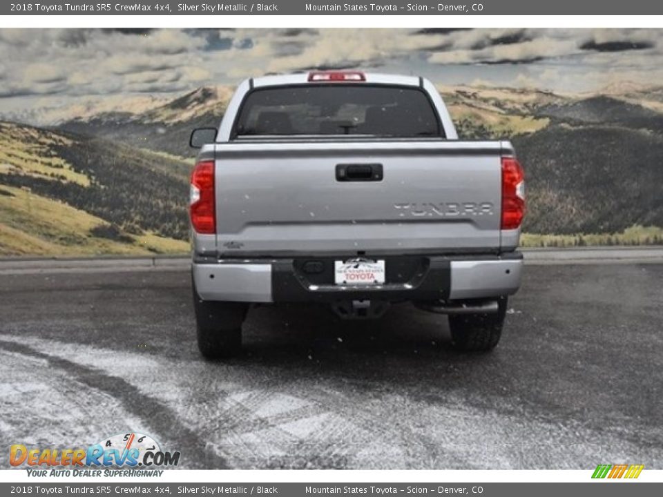 2018 Toyota Tundra SR5 CrewMax 4x4 Silver Sky Metallic / Black Photo #4