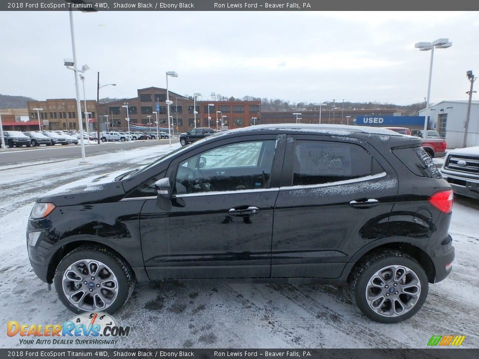 Shadow Black 2018 Ford EcoSport Titanium 4WD Photo #7