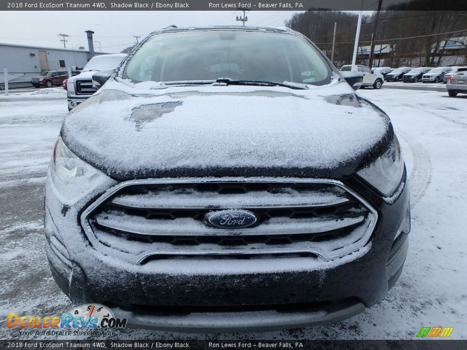 2018 Ford EcoSport Titanium 4WD Shadow Black / Ebony Black Photo #9