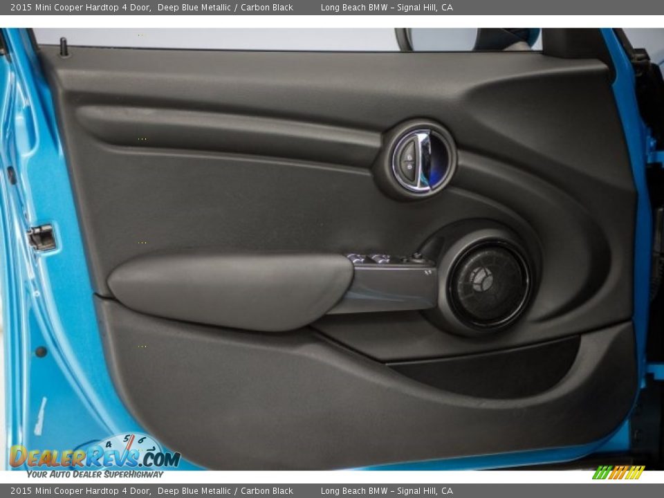 2015 Mini Cooper Hardtop 4 Door Deep Blue Metallic / Carbon Black Photo #19
