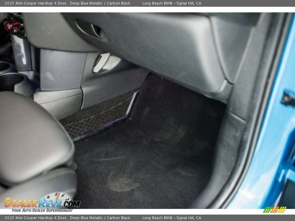 2015 Mini Cooper Hardtop 4 Door Deep Blue Metallic / Carbon Black Photo #21