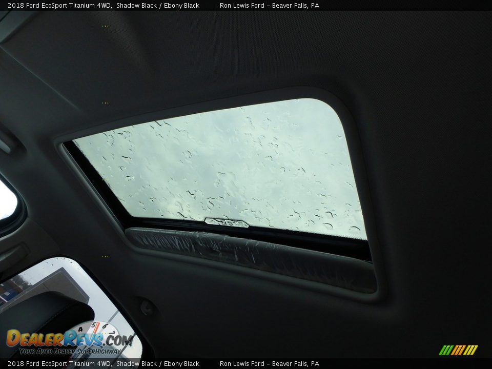 2018 Ford EcoSport Titanium 4WD Shadow Black / Ebony Black Photo #16