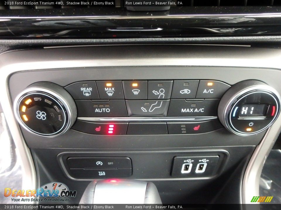 2018 Ford EcoSport Titanium 4WD Shadow Black / Ebony Black Photo #18