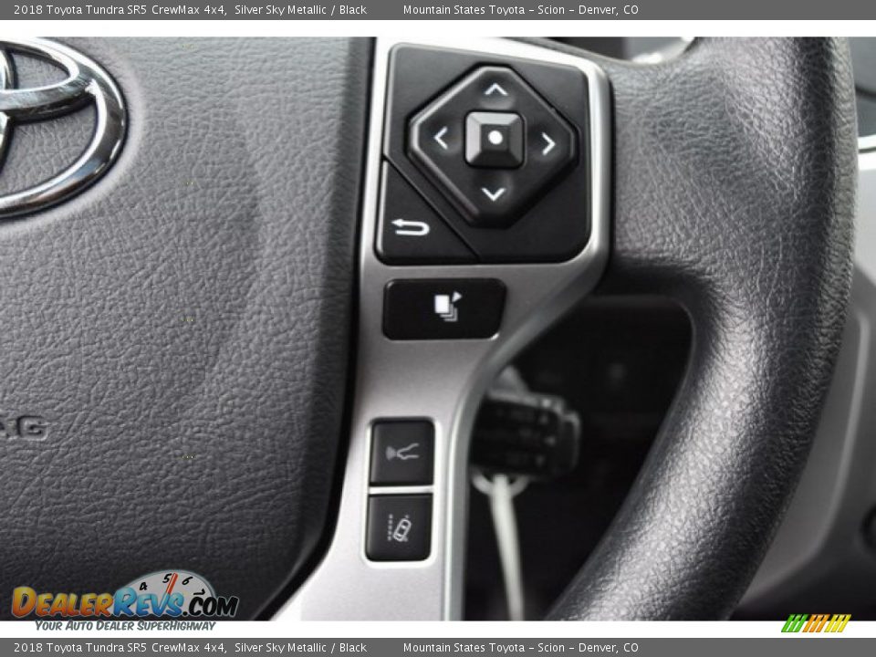 2018 Toyota Tundra SR5 CrewMax 4x4 Silver Sky Metallic / Black Photo #26