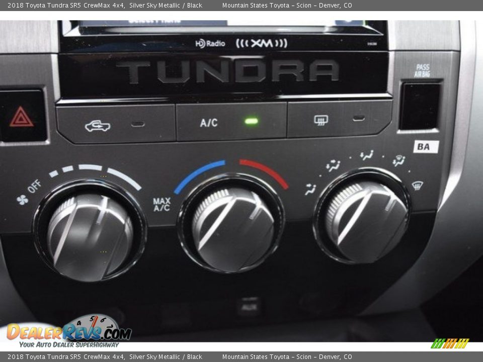 2018 Toyota Tundra SR5 CrewMax 4x4 Silver Sky Metallic / Black Photo #27