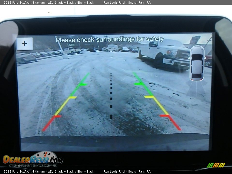 2018 Ford EcoSport Titanium 4WD Shadow Black / Ebony Black Photo #20