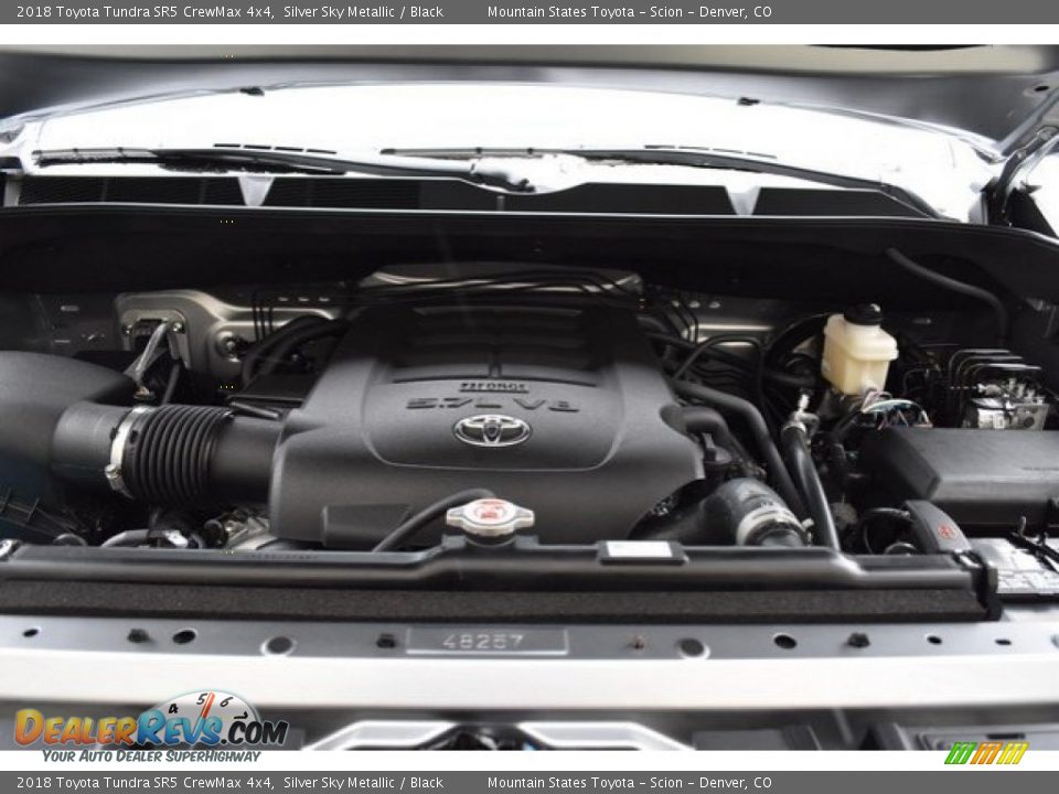 2018 Toyota Tundra SR5 CrewMax 4x4 Silver Sky Metallic / Black Photo #31