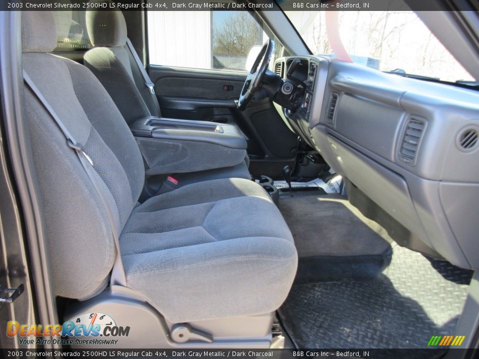 2003 Chevrolet Silverado 2500HD LS Regular Cab 4x4 Dark Gray Metallic / Dark Charcoal Photo #14