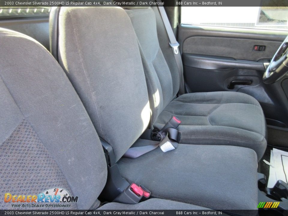 2003 Chevrolet Silverado 2500HD LS Regular Cab 4x4 Dark Gray Metallic / Dark Charcoal Photo #16