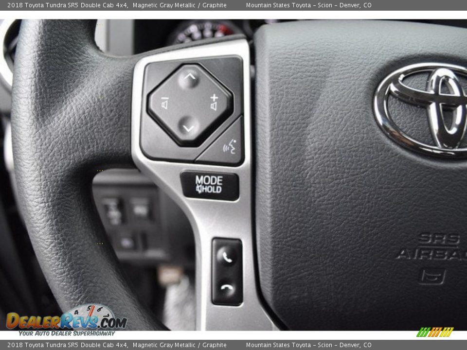 2018 Toyota Tundra SR5 Double Cab 4x4 Magnetic Gray Metallic / Graphite Photo #26