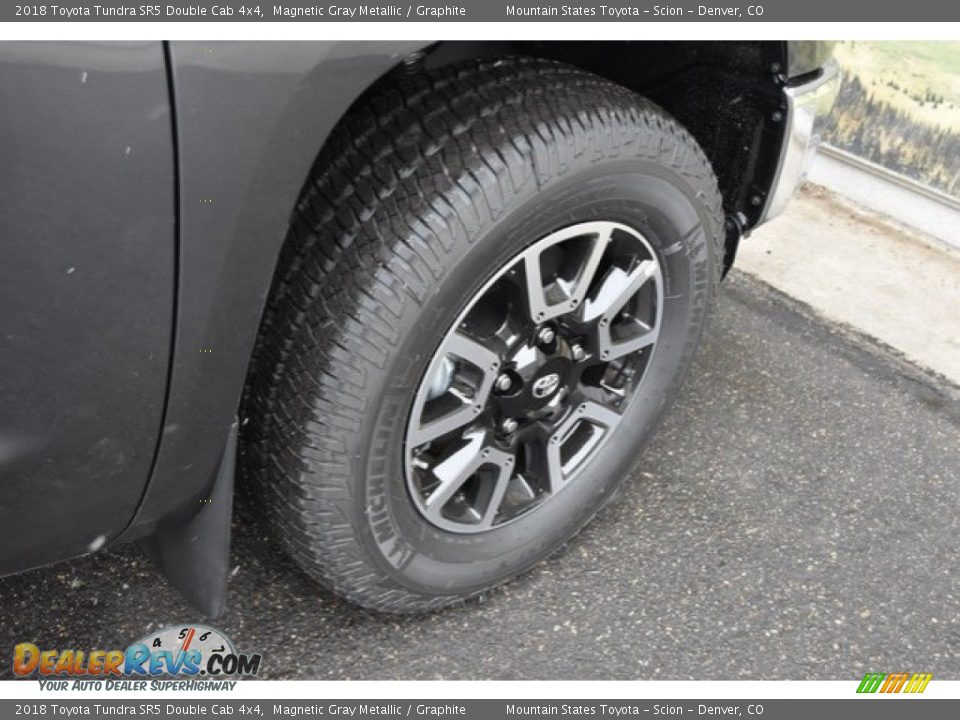 2018 Toyota Tundra SR5 Double Cab 4x4 Magnetic Gray Metallic / Graphite Photo #35