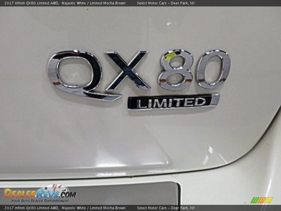 2017 Infiniti QX80 Limited AWD Majestic White / Limited Mocha Brown Photo #5