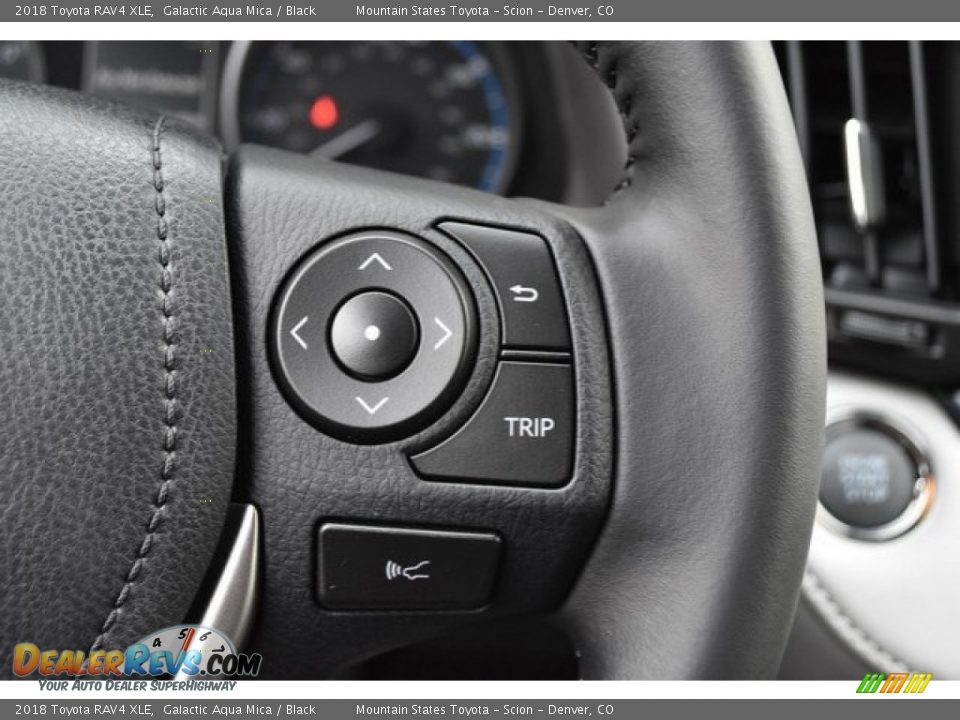 2018 Toyota RAV4 XLE Galactic Aqua Mica / Black Photo #29