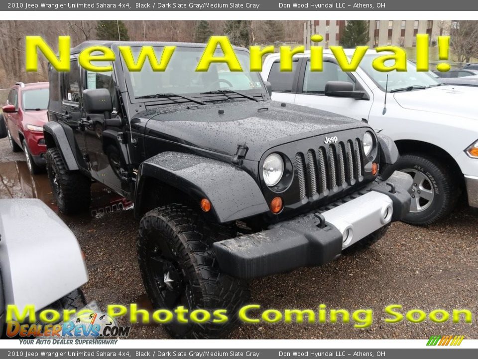 2010 Jeep Wrangler Unlimited Sahara 4x4 Black / Dark Slate Gray/Medium Slate Gray Photo #1