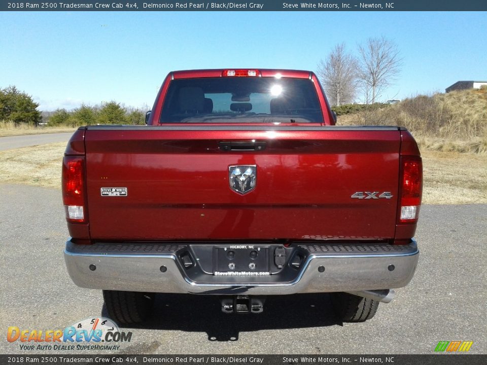 2018 Ram 2500 Tradesman Crew Cab 4x4 Delmonico Red Pearl / Black/Diesel Gray Photo #7