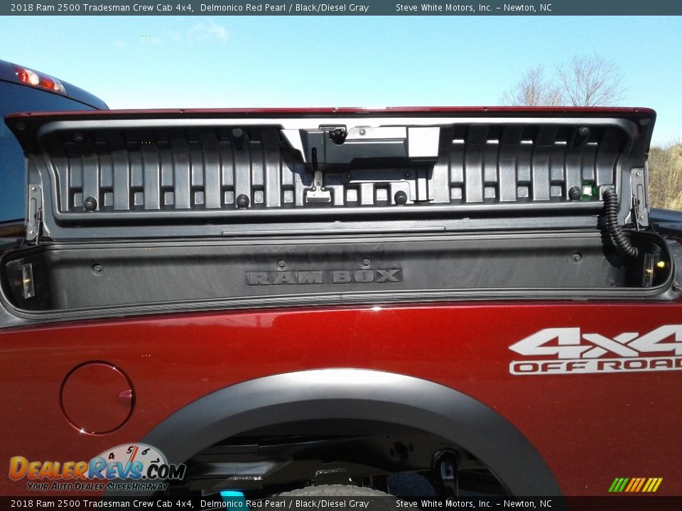 2018 Ram 2500 Tradesman Crew Cab 4x4 Delmonico Red Pearl / Black/Diesel Gray Photo #12