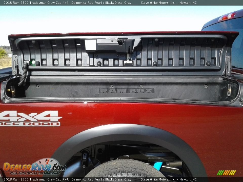 2018 Ram 2500 Tradesman Crew Cab 4x4 Delmonico Red Pearl / Black/Diesel Gray Photo #14