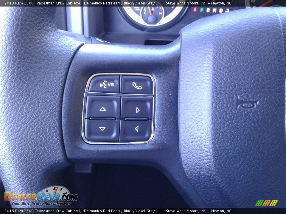 2018 Ram 2500 Tradesman Crew Cab 4x4 Delmonico Red Pearl / Black/Diesel Gray Photo #17