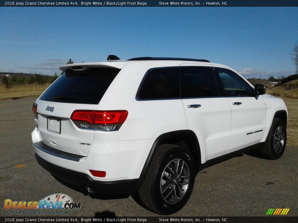 2018 Jeep Grand Cherokee Limited 4x4 Bright White / Black/Light Frost Beige Photo #6