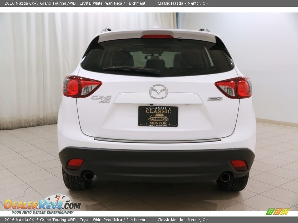 2016 Mazda CX-5 Grand Touring AWD Crystal White Pearl Mica / Parchment Photo #18