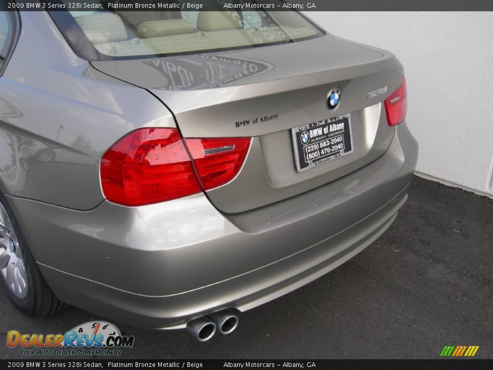 2009 BMW 3 Series 328i Sedan Platinum Bronze Metallic / Beige Photo #4