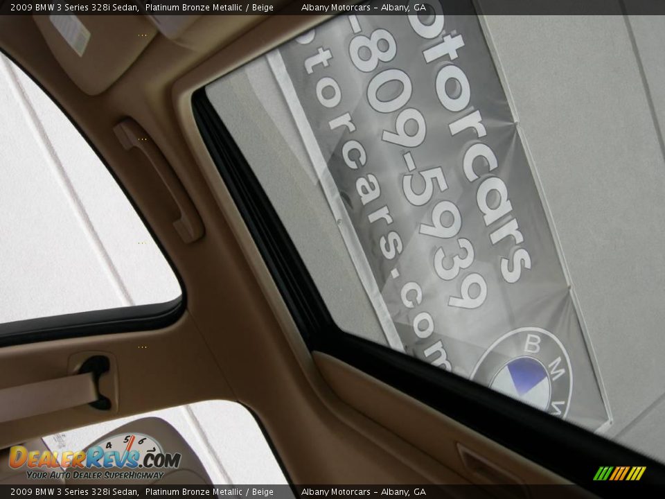 2009 BMW 3 Series 328i Sedan Platinum Bronze Metallic / Beige Photo #8