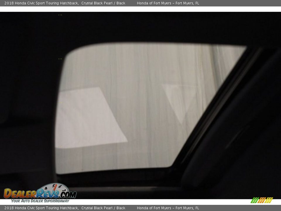 2018 Honda Civic Sport Touring Hatchback Crystal Black Pearl / Black Photo #23