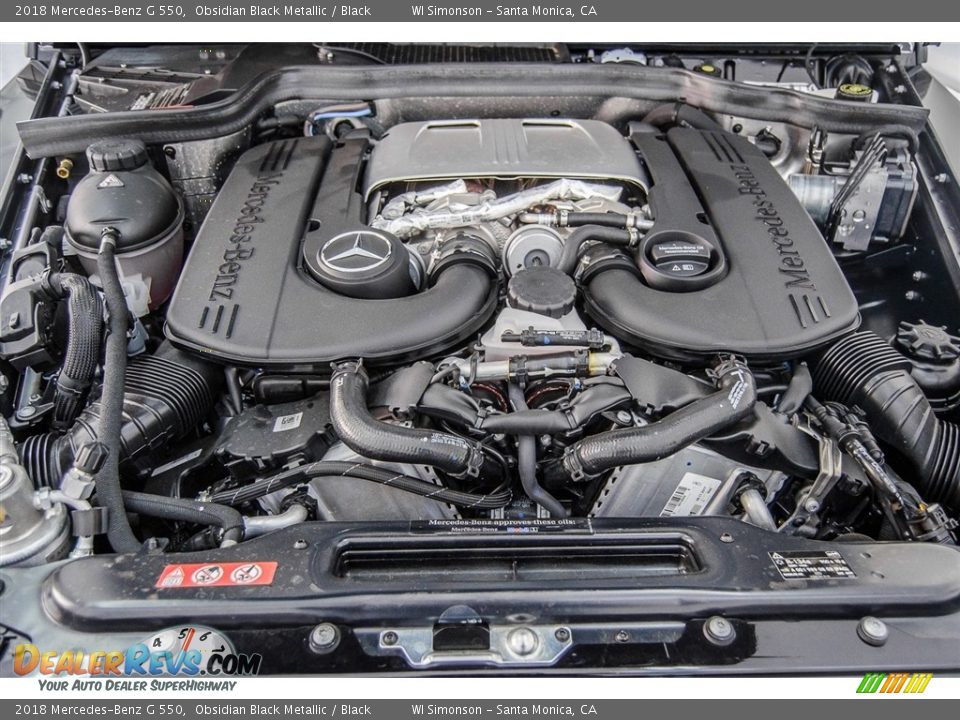 2018 Mercedes-Benz G 550 4.0 Liter DI biturbo DOHC 32-Valve VVT V8 Engine Photo #9
