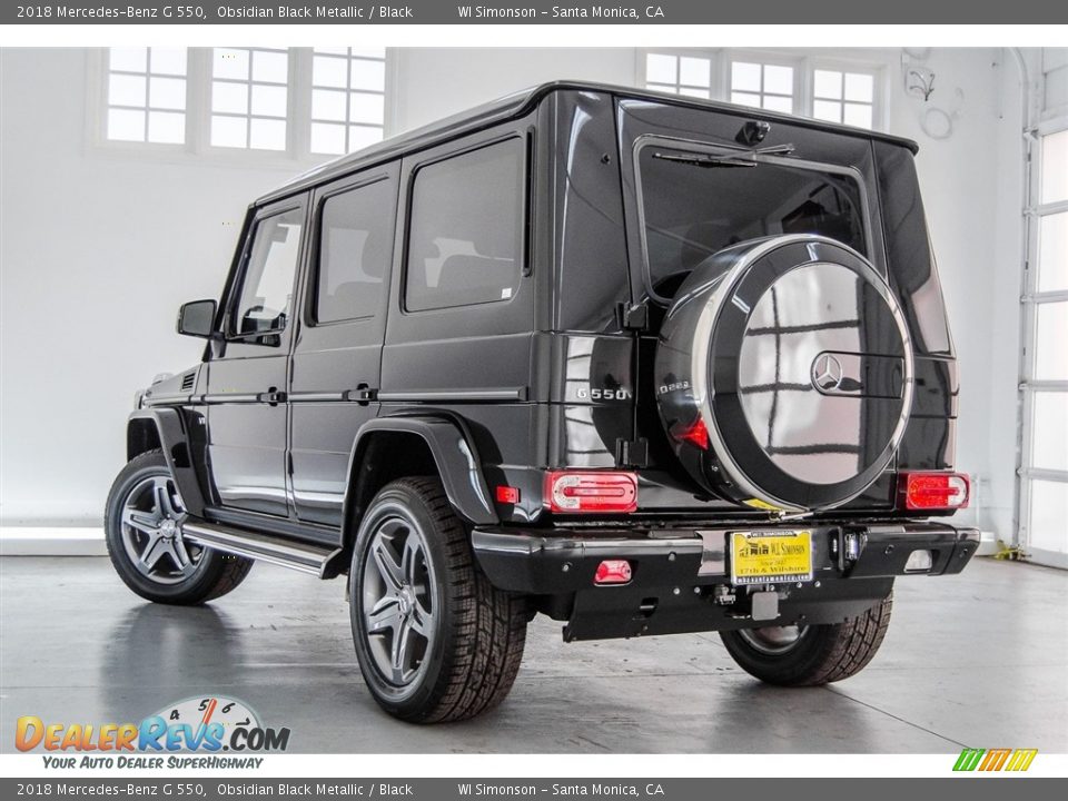 2018 Mercedes-Benz G 550 Obsidian Black Metallic / Black Photo #10