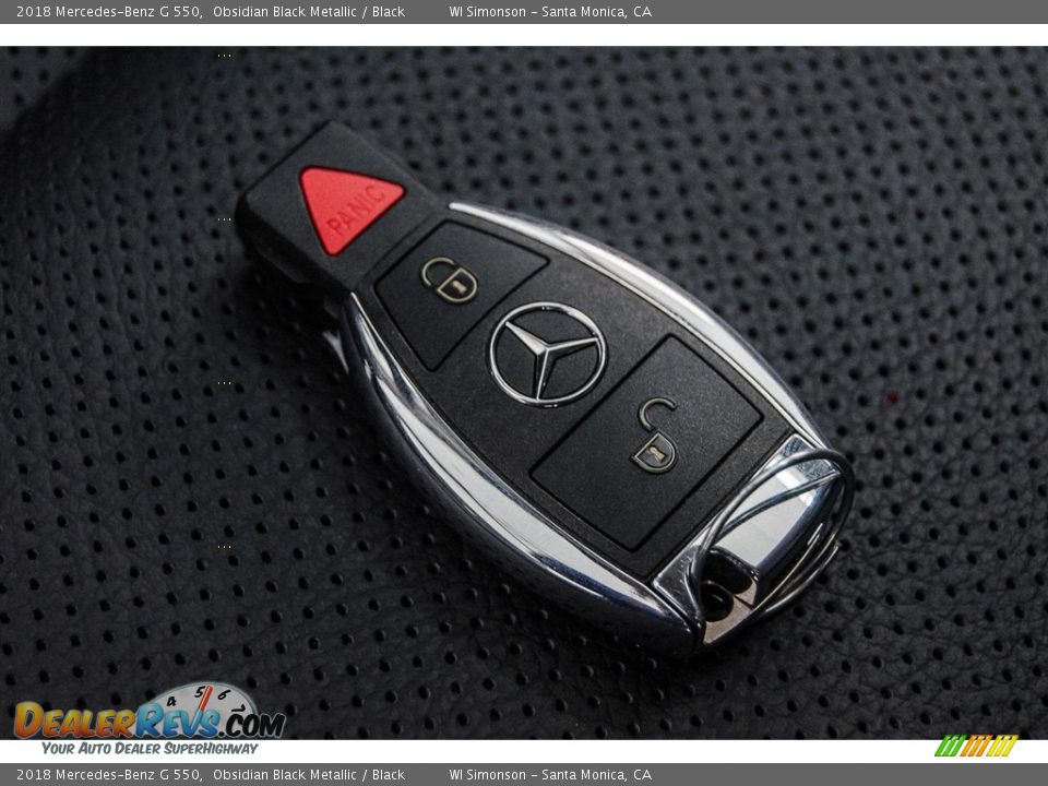 2018 Mercedes-Benz G 550 Obsidian Black Metallic / Black Photo #11