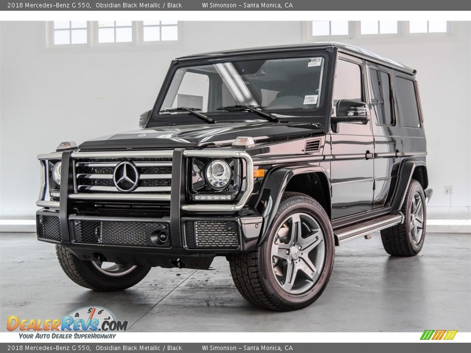Obsidian Black Metallic 2018 Mercedes-Benz G 550 Photo #15