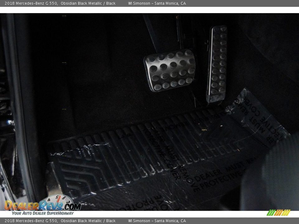 2018 Mercedes-Benz G 550 Obsidian Black Metallic / Black Photo #24