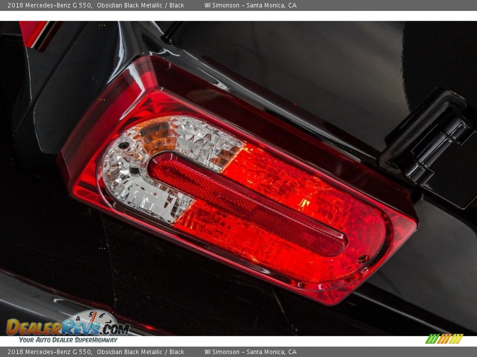 2018 Mercedes-Benz G 550 Obsidian Black Metallic / Black Photo #28