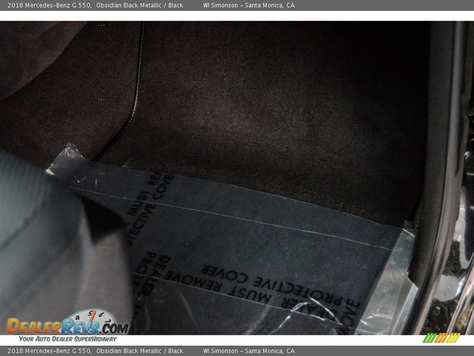 2018 Mercedes-Benz G 550 Obsidian Black Metallic / Black Photo #30