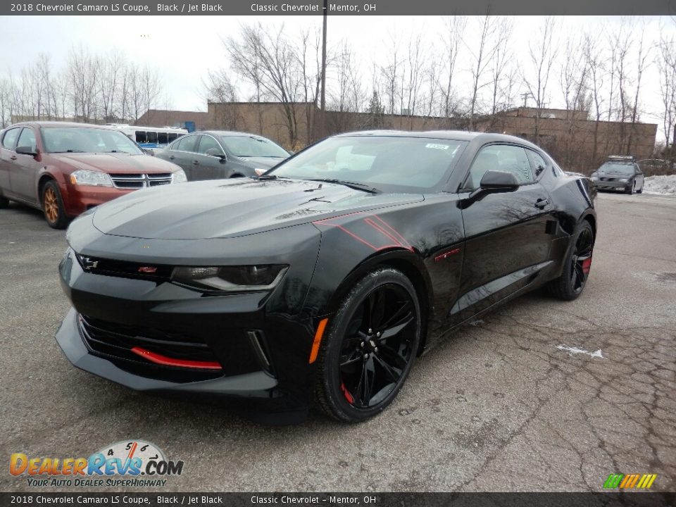 2018 Chevrolet Camaro LS Coupe Black / Jet Black Photo #1