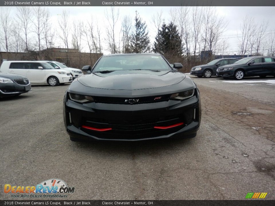 2018 Chevrolet Camaro LS Coupe Black / Jet Black Photo #2