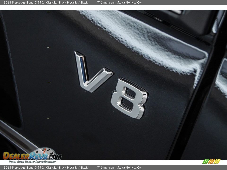 2018 Mercedes-Benz G 550 Obsidian Black Metallic / Black Photo #35